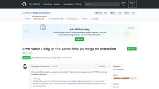 
                            11. error when using at the same time as mega.nz extension · Issue #6536 ...