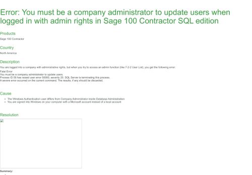 
                            3. Error: You must be a company administrator to update users when ...