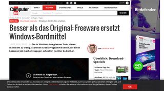 
                            2. Ersatz-Tools für Windows-Bordmittel - COMPUTER BILD