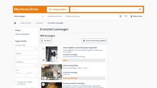 
                            10. Ersatzteil Lastwagen - Anzeigen auf MachineryZone