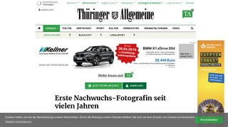 
                            12. Erste Nachwuchs-Fotografin seit vielen Jahren – Mühlhausen ...