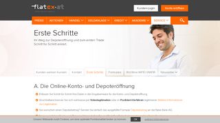 
                            5. Erste Schritte | flatex online Broker