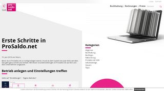 
                            6. Erste Schritte in ProSaldo.net | ProSaldo.net