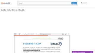 
                            8. Erste Schritte in Stud.IP - PDF