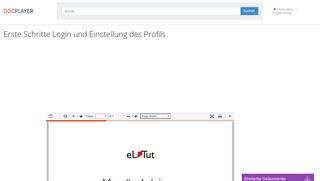 
                            5. Erste Schritte Login und Einstellung des Profils - PDF - DocPlayer.org