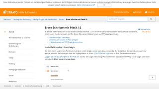 
                            4. Erste Schritte mit Plesk 12