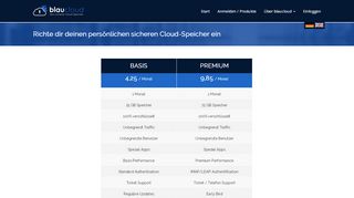 
                            4. Erstelle deinen sicheren Cloud-Speicher - Blaucloud