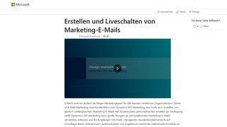 
                            8. Erstellen einer Marketing-E-Mail (Dynamics 365 for ... - Microsoft Docs