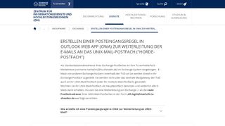 
                            5. Erstellen einer Posteingangsregel in Outlook Web App ... - TU Dresden