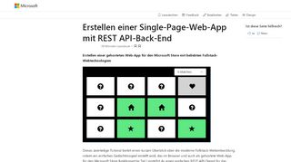 
                            3. Erstellen einer Web-App mit einer einzelnen Seite mit REST API ...