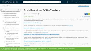 
                            3. Erstellen eines VSA-Clusters - VMware Docs