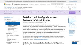 
                            6. Erstellen und Konfigurieren von Datasets - Visual Studio | Microsoft Docs