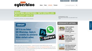 
                            6. #erstmalverstehen: GIFs erstellen, so leicht geht's! › Cyberbloc