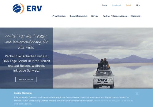 
                            1. ERV: EUROPÄISCHE - Ihre Reiseversicherung