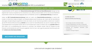 
                            12. ERV Reiserücktrittsversicherung - Covomo.de