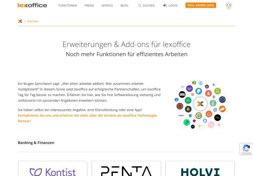 
                            8. Erweiterungen & Add-ons für lexoffice - Partner für Ihren Erfolg