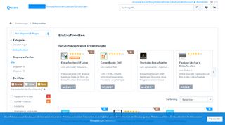 
                            3. Erweiterungen für Einkaufswelten von Shopware | Shopware ...