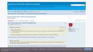 
                            4. Erweiterungswunsch: LDAP und Gruppenrechte - Support-Forum Mirko ...