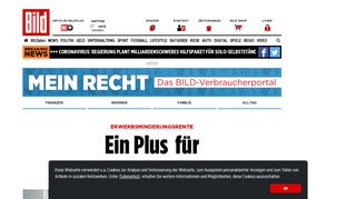 
                            8. Erwerbsminderungsrente - Ein Plus für Frührentner - Ratgeber - Bild.de