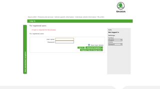 
                            4. erWin Online | Škoda Auto | erWin Log in