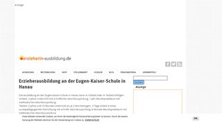 
                            6. Erzieherausbildung an der Eugen-Kaiser-Schule in Hanau