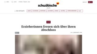 
                            9. Erzieherinnen freuen sich über ihren Abschluss - Schwäbische Zeitung