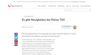 
                            9. Es gibt Neuigkeiten bei Meine TUI! - TUI.com Reiseblog