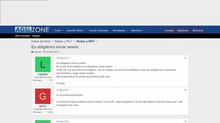 
                            4. Es obligatorio iniciar sesión | Redes y WiFi | Foros ADSLZone