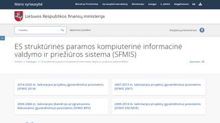 
                            1. ES struktūrinės paramos kompiuterinė informacinė valdymo ir ...