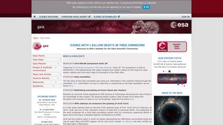 
                            8. ESA Gaia Science Community - Cosmos