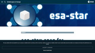 
                            4. esa-star: open for business / Business with ESA / About Us / ESA