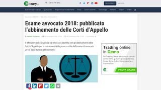 
                            8. Esame avvocato 2018: pubblicato l'abbinamento delle Corti d'Appello