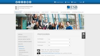 
                            9. ESB Business School: Professoren