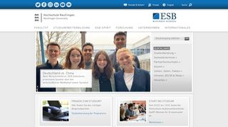 
                            4. ESB Business School: Startseite