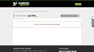 
                            6. ESC Online - Academia das Apostas