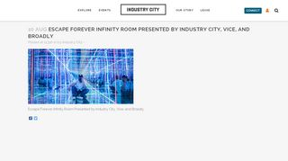 
                            7. Escape Forever Infinity Room Presented by Industry City, ...