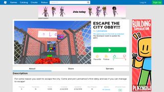 
                            12. ESCAPE THE CITY OBBY!!! - Roblox