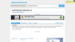 
                            9. eschoolbc.sd23.bc.ca at WI. School District #23 ~ Moodle: Log in to ...