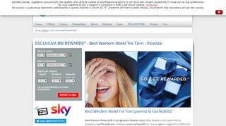 
                            7. esclusiva bw rewards - Best Western Hotel Tre Torri
