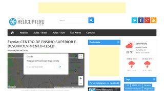 
                            11. Escola: CENTRO DE ENSINO SUPERIOR E ... - Portal Helicóptero