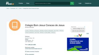 
                            10. Escola - Colegio Bom Jesus Coracao de Jesus - Florianópolis - SC