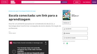 
                            12. Escola conectada: um link para a aprendizagem - Nova Escola