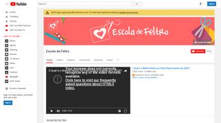 
                            5. Escola de Feltro - YouTube