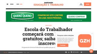 
                            5. Escola do Trabalhador começará com 12 cursos gratuitos; saiba como ...