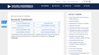 
                            9. ESCOLA DO TRABALHADOR → 【Como Funciona, Inscrição, Cursos】