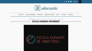 
                            10. Escola Dunamis Movement - Adorando - Louvor, Adoração e Música