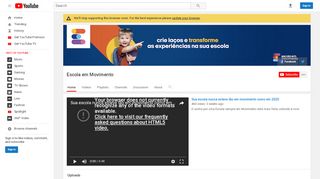 
                            4. Escola em Movimento - YouTube