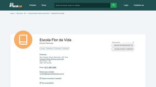 
                            11. Escola - Escola Flor da Vida - São Paulo - SP