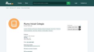 
                            4. Escola - Rumo Inicial Colegio - São Paulo - SP