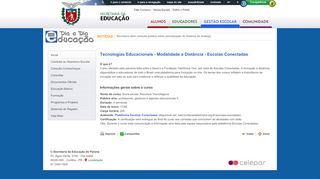 
                            6. Escolas Conectadas - Gestão Escolar